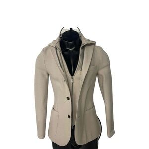 Brand New - Wool Eleventy coat with hoodie